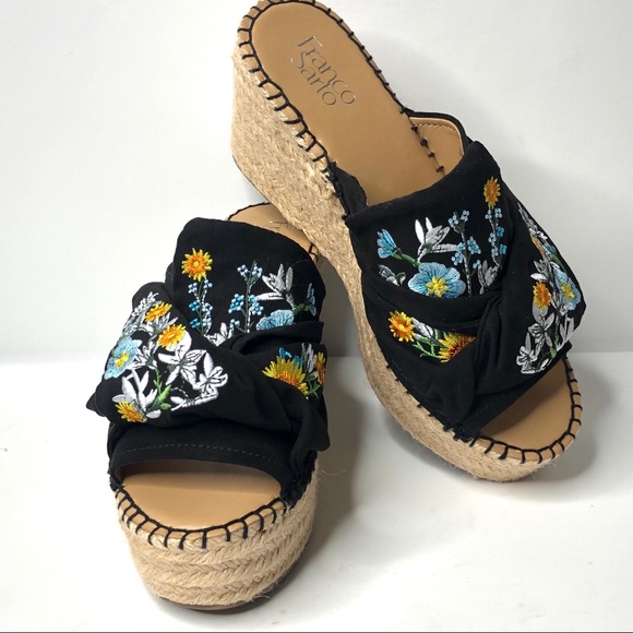 Franco Sarto Shoes - Franco Sarto Talinda Espadrille Slide Wedge Shoes